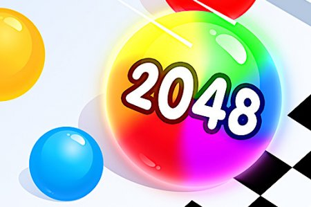 Игра Слияние шаров 2048 Игра Слияние шаров 2048
