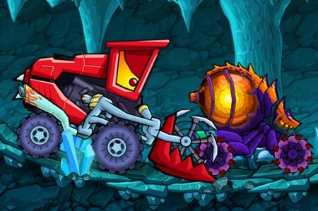 Игра Машина ест машину: Подземное приключение Игра Машина ест машину: Подземное приключение