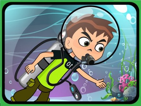 Игра Бен 10 - Подводные приключения Игра Бен 10 - Подводные приключения