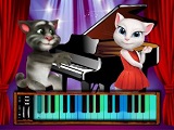 Игра Говорящий Кот Том: Пианино Игра Говорящий Кот Том: Пианино