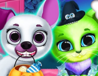 Игра Макияж для Питомца: Хэллоуин Игра Макияж для Питомца: Хэллоуин