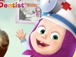 Игра Маша и Медведь: Лечить Зубы Игра Маша и Медведь: Лечить Зубы
