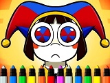 Игра Удивительный Цифровой Цирк: Раскраска Игра Удивительный Цифровой Цирк: Раскраска