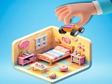 Игра Сумасшедшая Комната 3D Игра Сумасшедшая Комната 3D