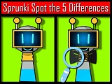 Игра Спрунки: Найди 5 Отличий Игра Спрунки: Найди 5 Отличий