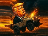 Игра Трамп на Колесах Игра Трамп на Колесах