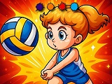 Игра Веселая Раскраска: Волейбол Игра Веселая Раскраска: Волейбол
